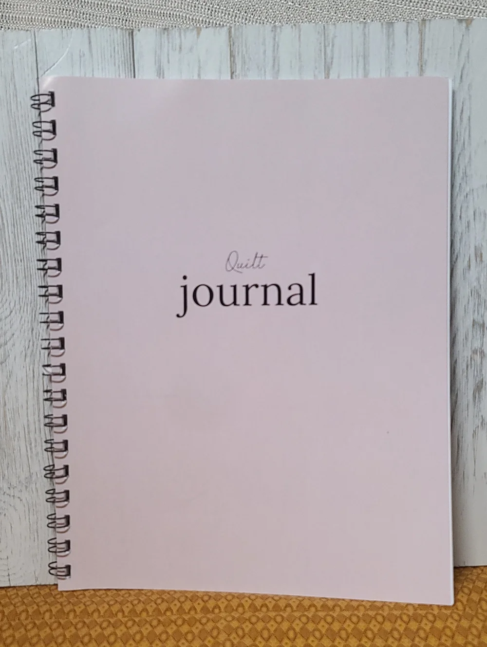Quilting Journal — Spiral Softcover Pink Notebook for Notes & Planning NWT